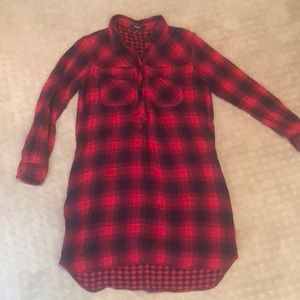 Madewell Flannel Dress
